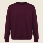 Sweater in de kleur Bordeaux, geborduurd door Tice Nits