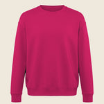 Sweater in de kleur Fel roze, geborduurd door Tice Nits