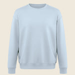 Sweater in de kleur Sky blauw, geborduurd door Tice Nits