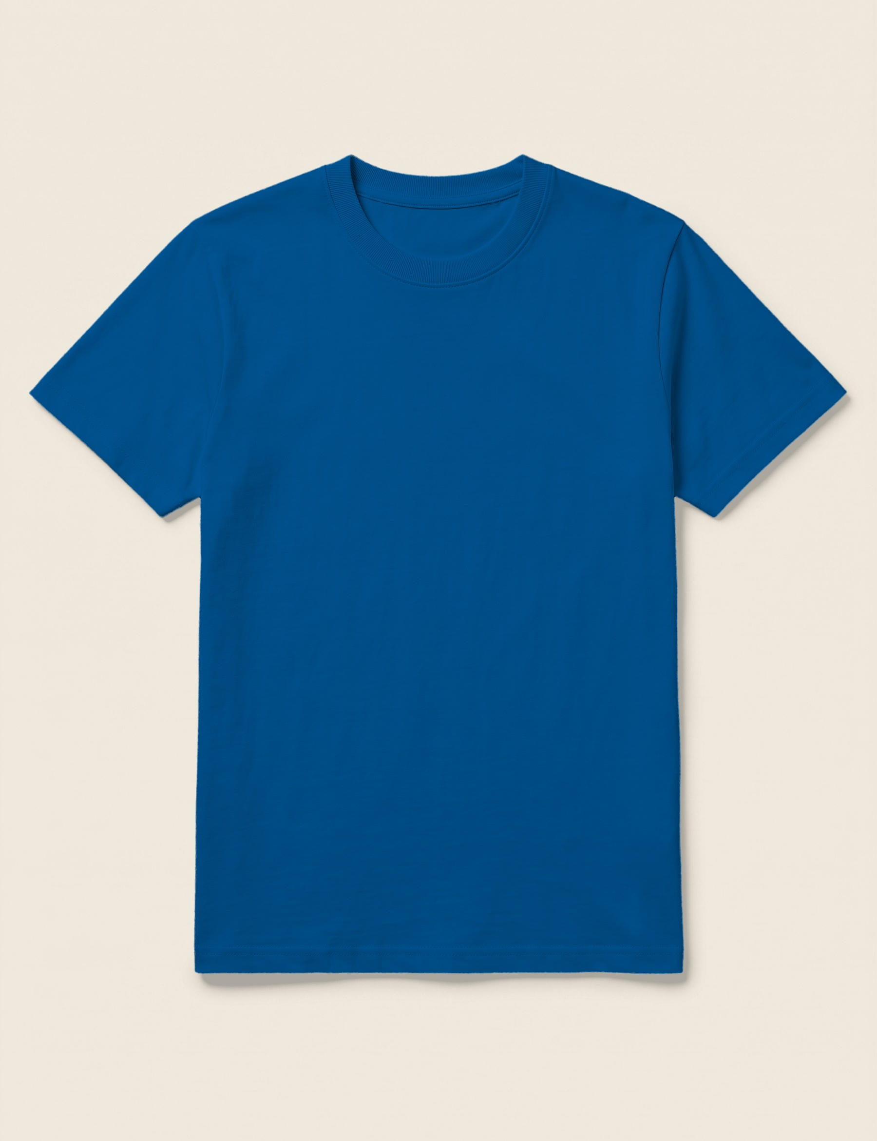 T-shirt in de kleur Royaal Blauw, te personaliseren met borduring door Tice Nits