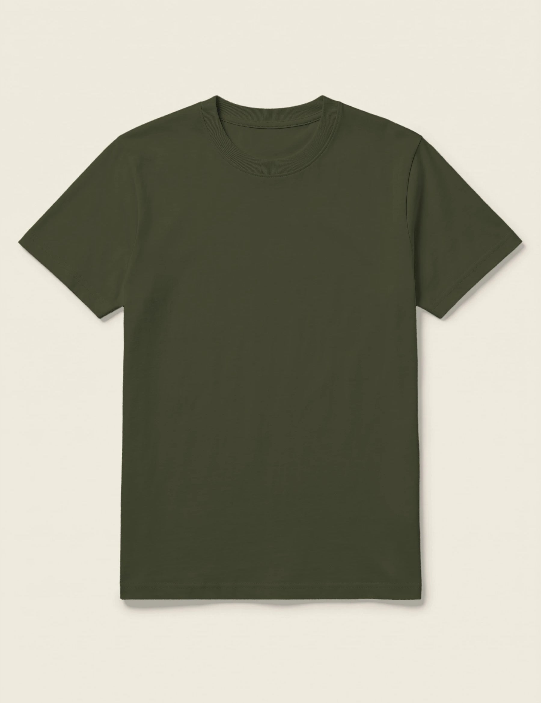 T-shirt in de kleur Kaki, te personaliseren met borduring door Tice Nits