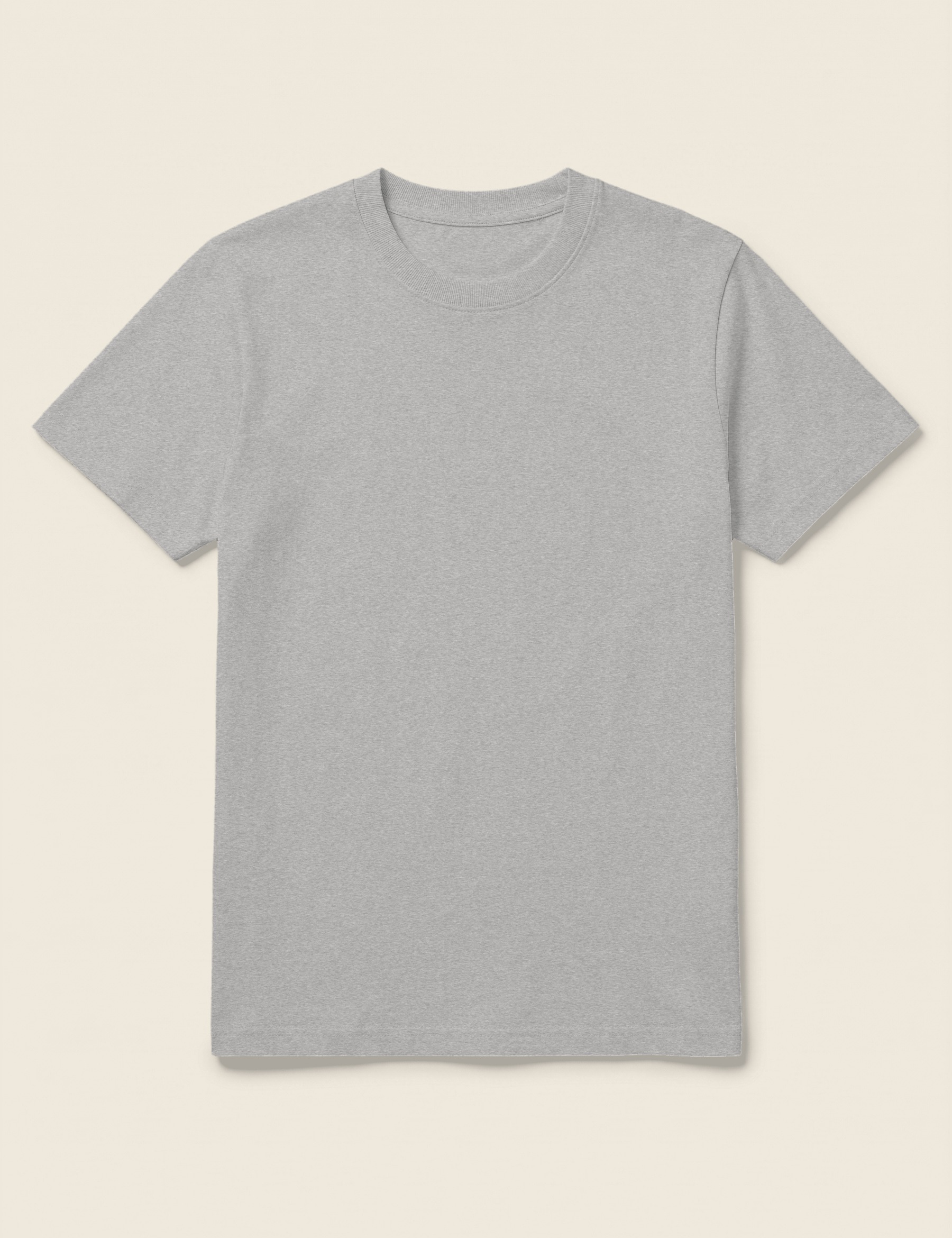 T-shirt in de kleur Lichtgrijs, te personaliseren met borduring door Tice Nits