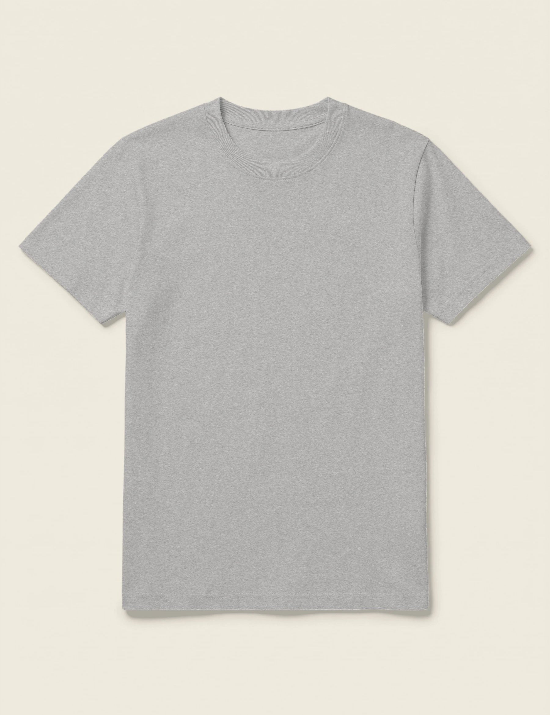 T-shirt in de kleur Lichtgrijs, te personaliseren met borduring door Tice Nits