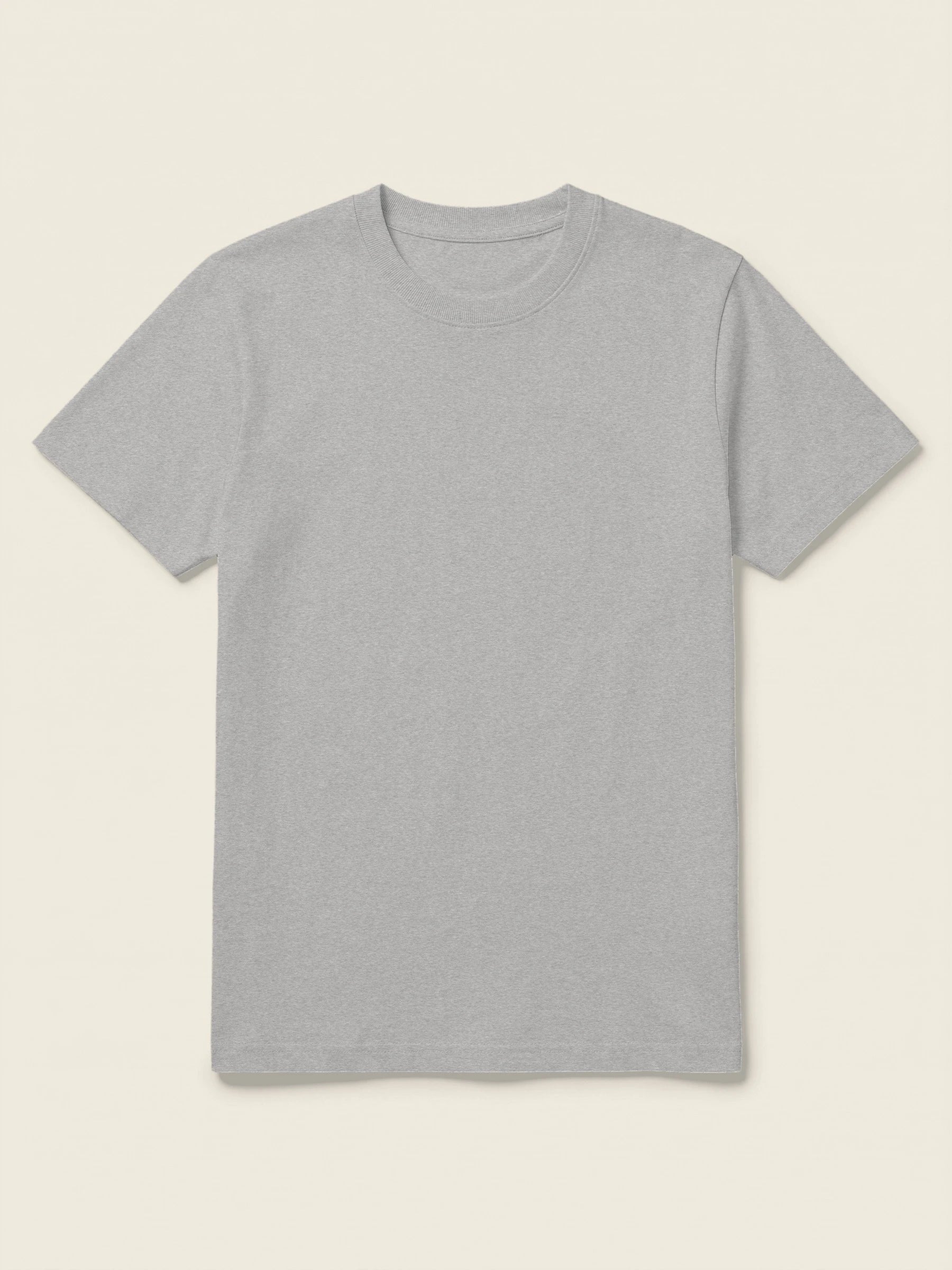 T-shirt in de kleur Lichtgrijs, te personaliseren met borduring door Tice Nits