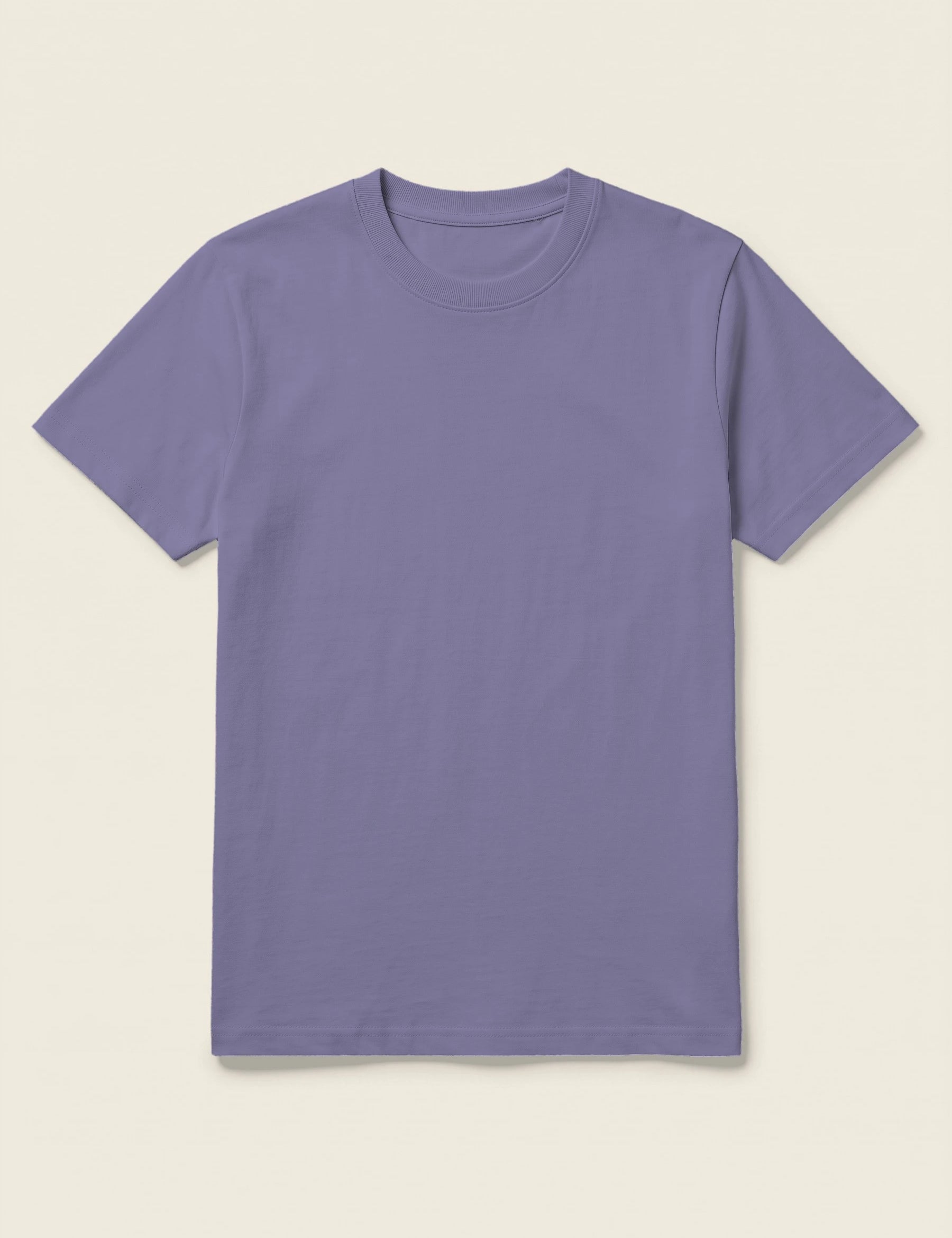 T-shirt in de kleur Lila, te personaliseren met borduring door Tice Nits