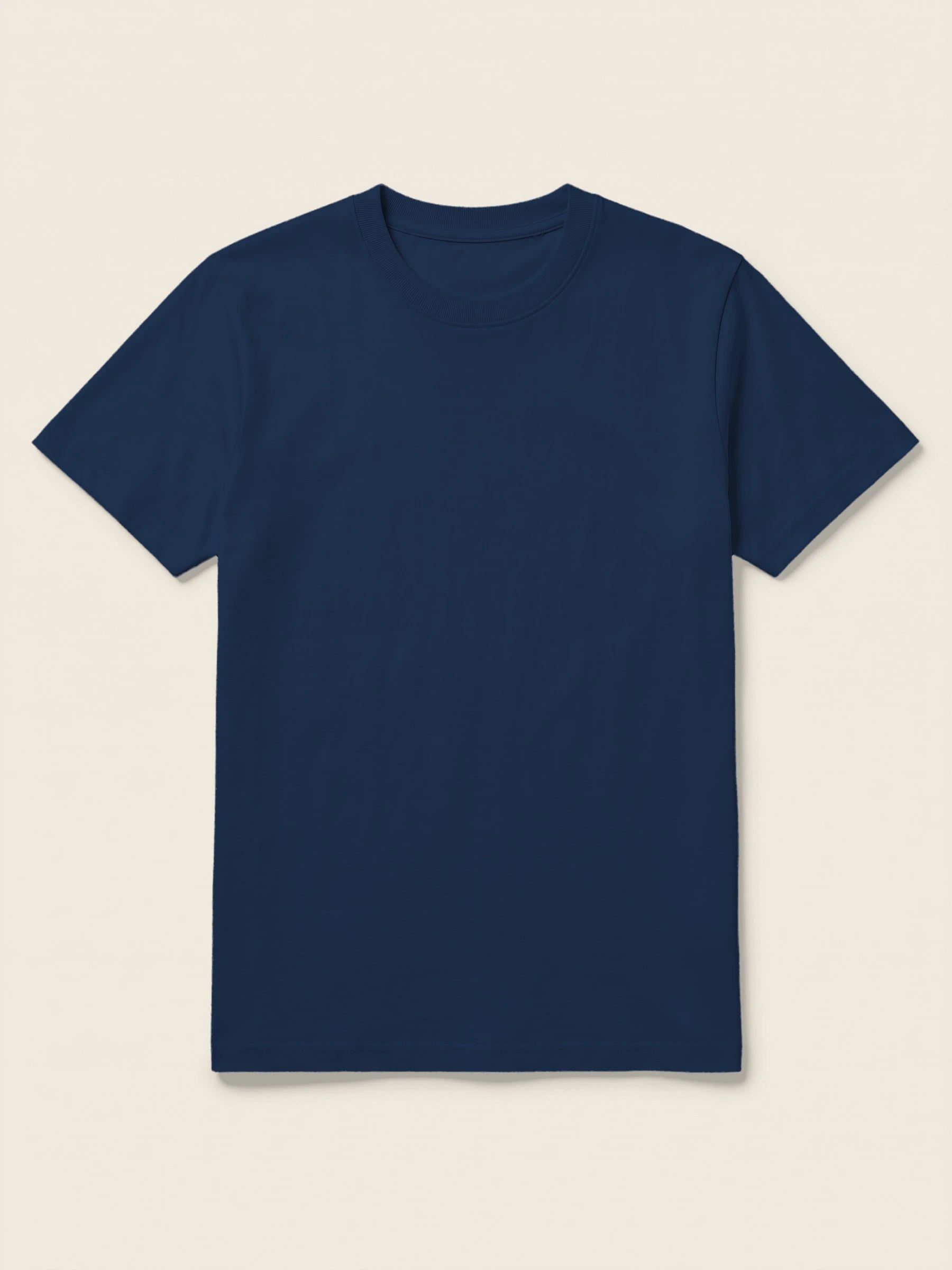 T-shirt in de kleur Navy, te personaliseren met borduring door Tice Nits