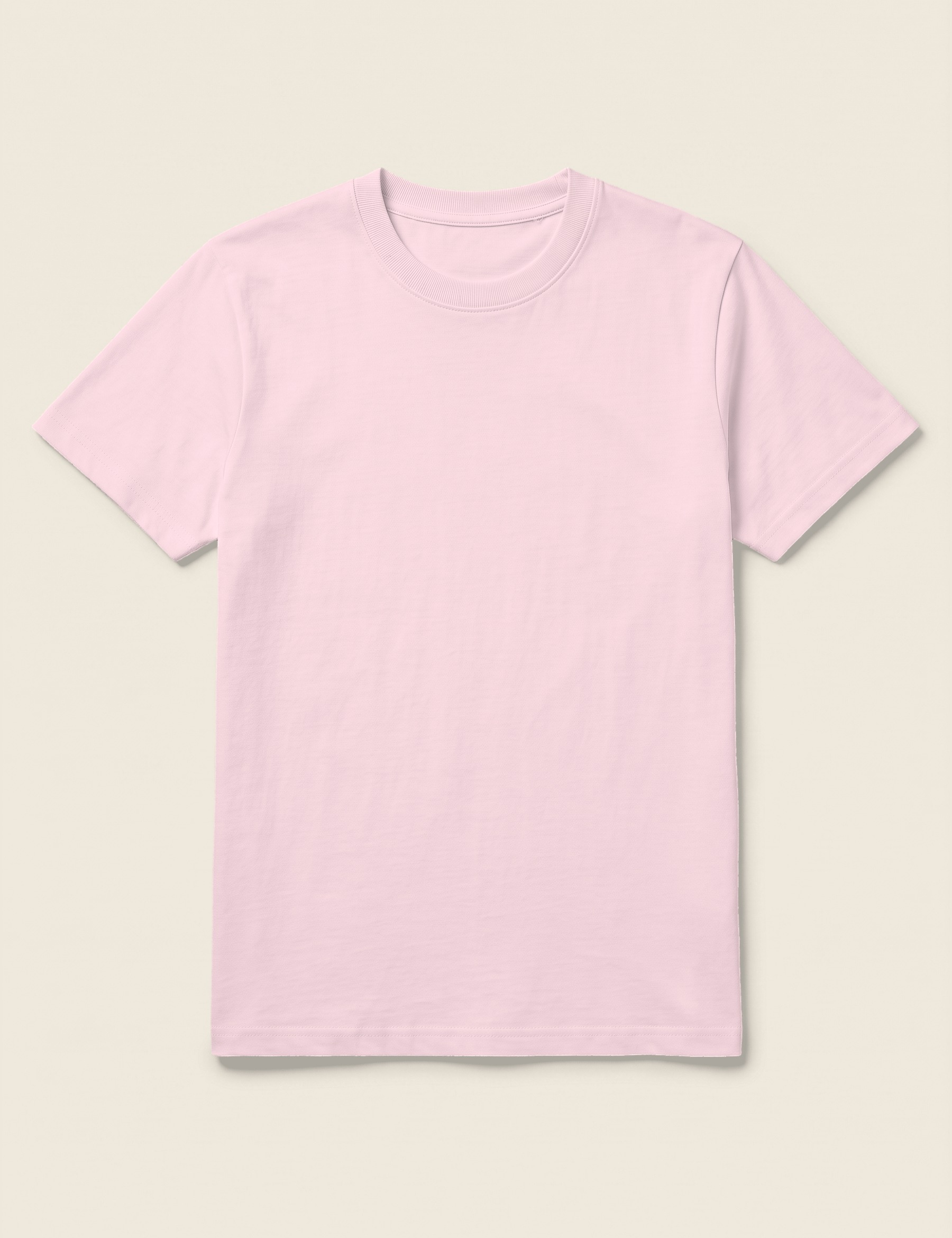 T-shirt in de kleur Zacht roze, te personaliseren met borduring door Tice Nits