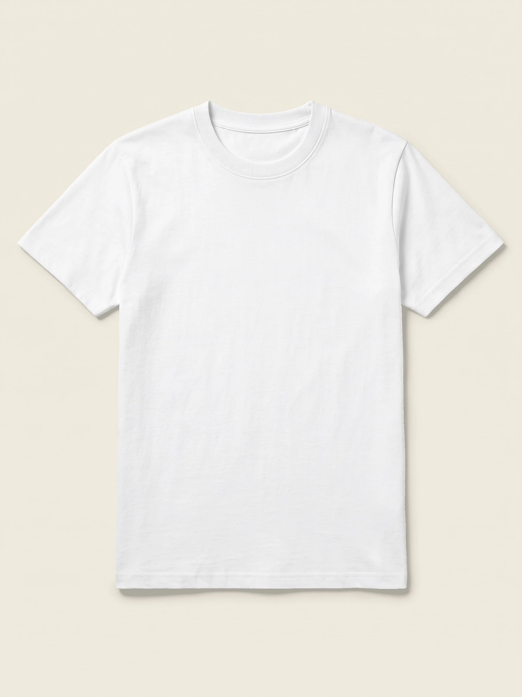 T-shirt in de kleur Wit, te personaliseren met borduring door Tice Nits