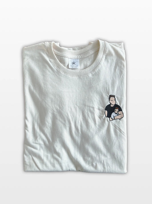 T-shirt met ingekleurde foto