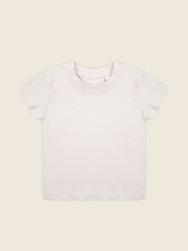 Baby T-shirt met geboortekaartje, in de kleur Naturel