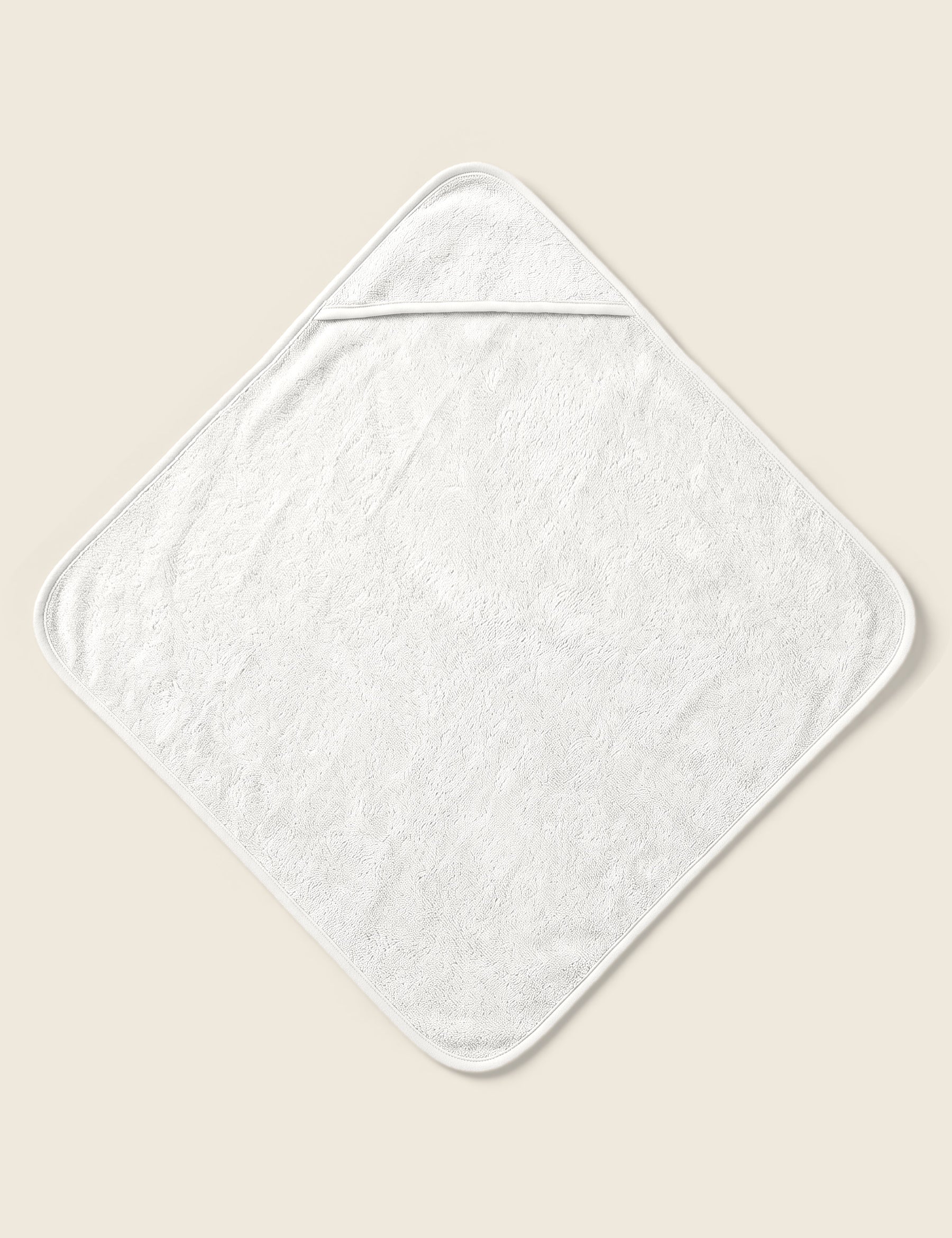 Babyhanddoek met kap in de kleur Wit | Tice Nits