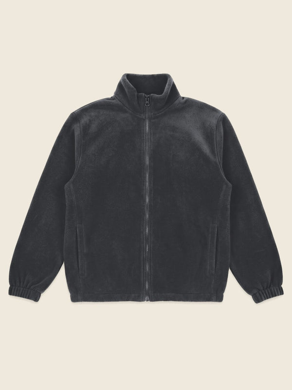 Veste polaire avec date en chiffres romains, dans la couleur Donkergrijs