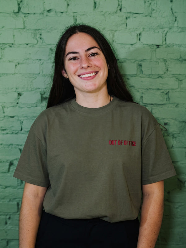 T-shirt oversize avec dessin au trait
