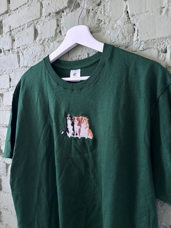 Zwart T-shirt met handgeschreven liefdesboodschap