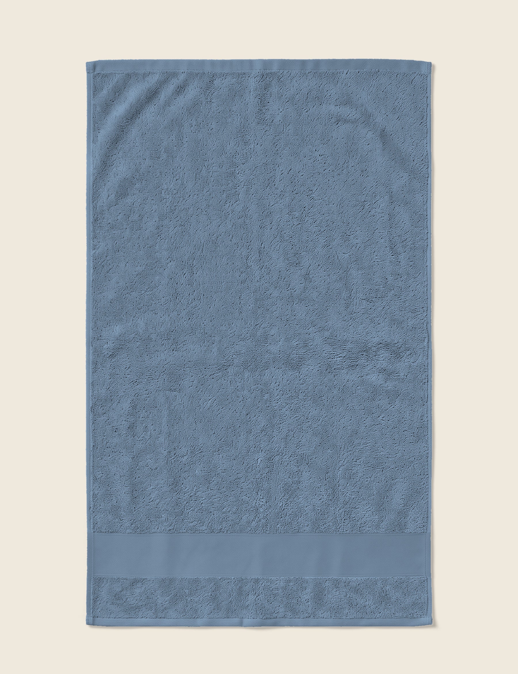Nordic Blauw handdoek, plat, zonder borduring