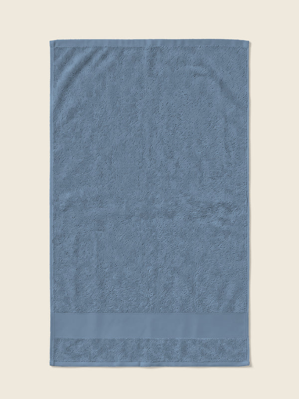 Serviette avec dessin au trait, dans la couleur Nordic Blauw