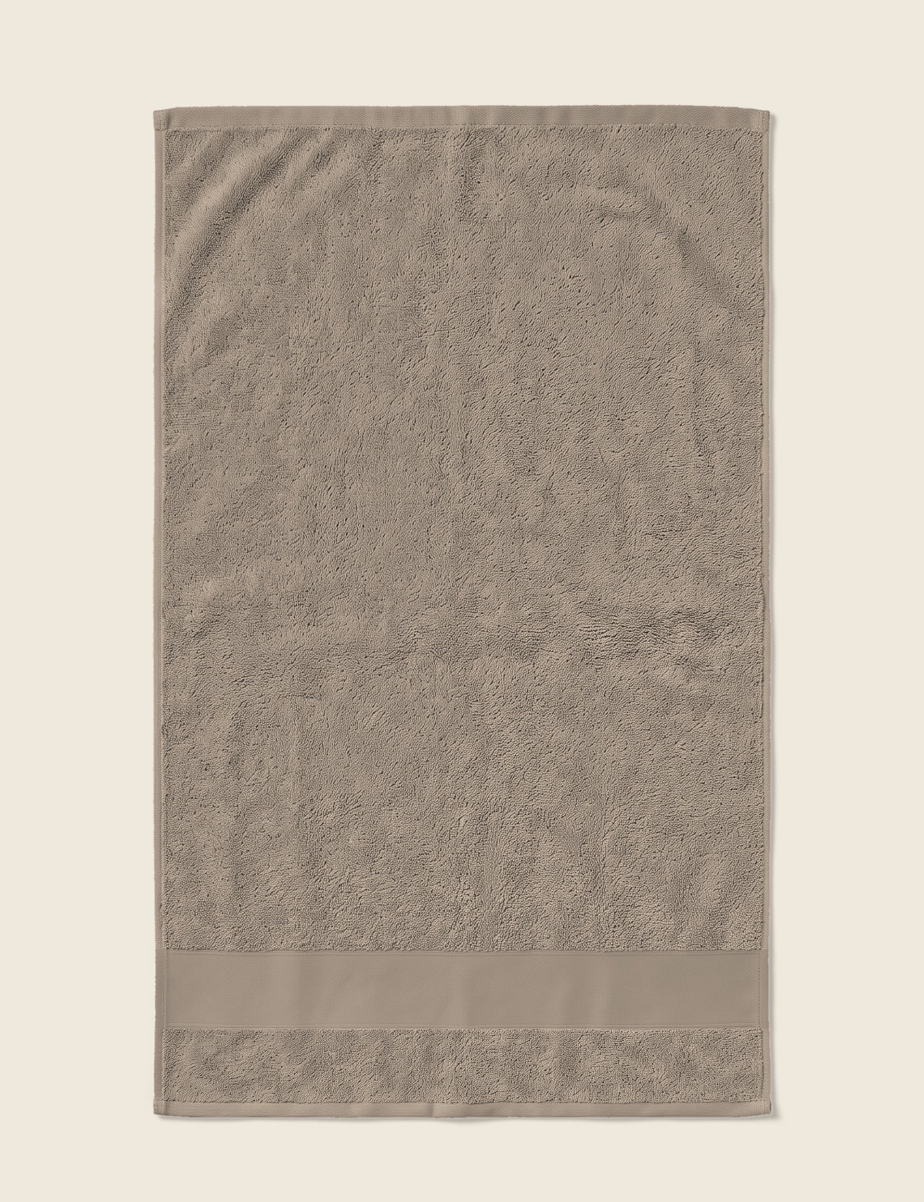 Handdoek in de kleur Taupe | Tice Nits