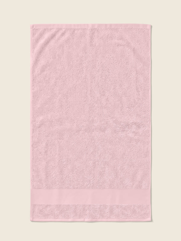 Serviette avec date en chiffres romains, dans la couleur Zacht roze