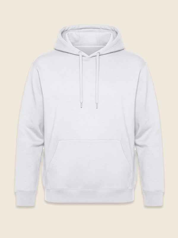 Hoodie met ingekleurde foto, in de kleur Wit