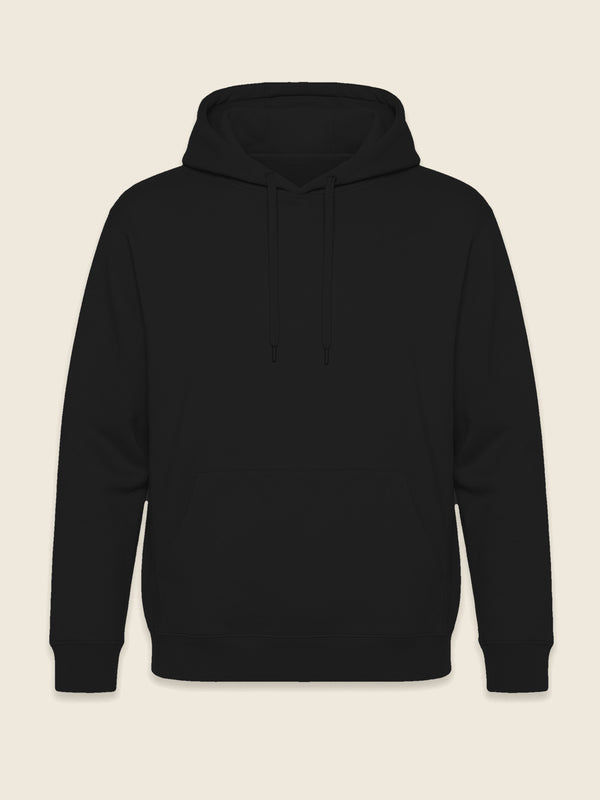 Hoodie avec date en chiffres romains, dans la couleur Zwart