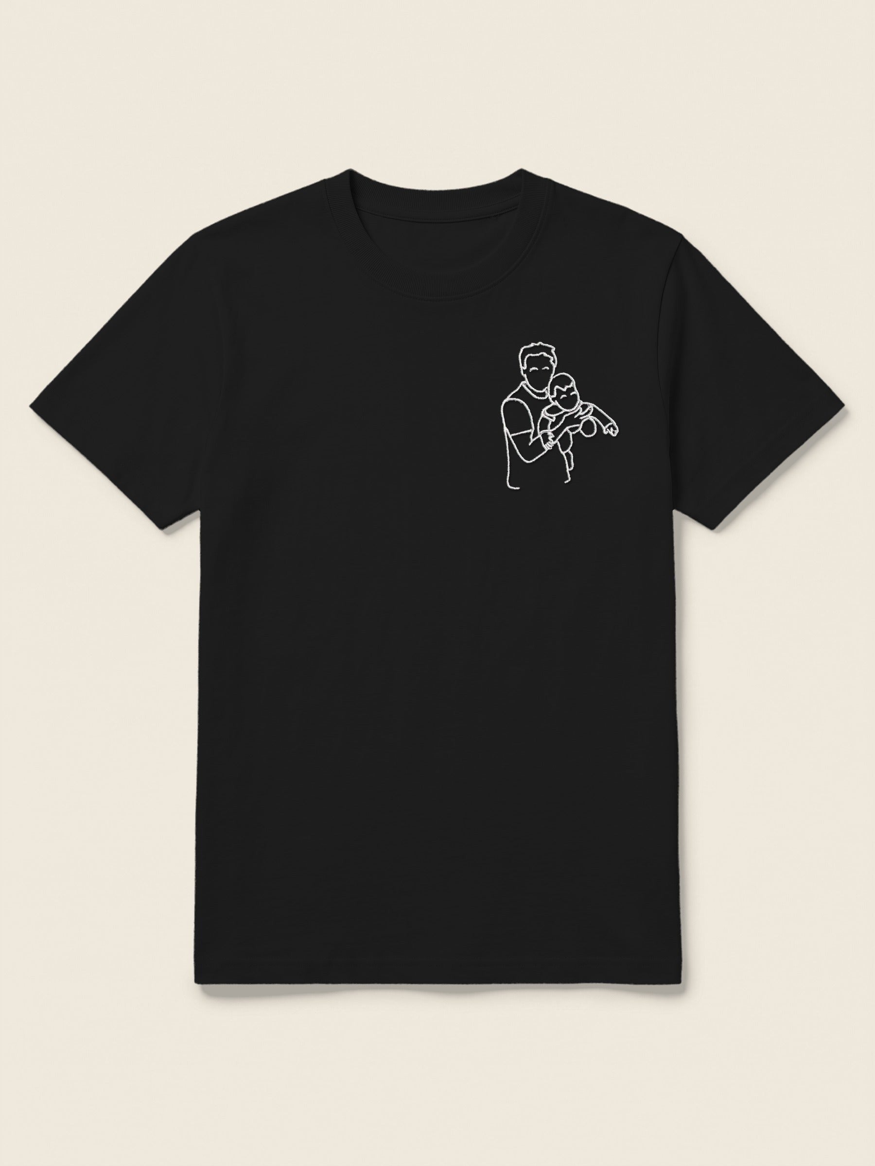Vaderdag t-shirt met lijntekening - Tice Nits