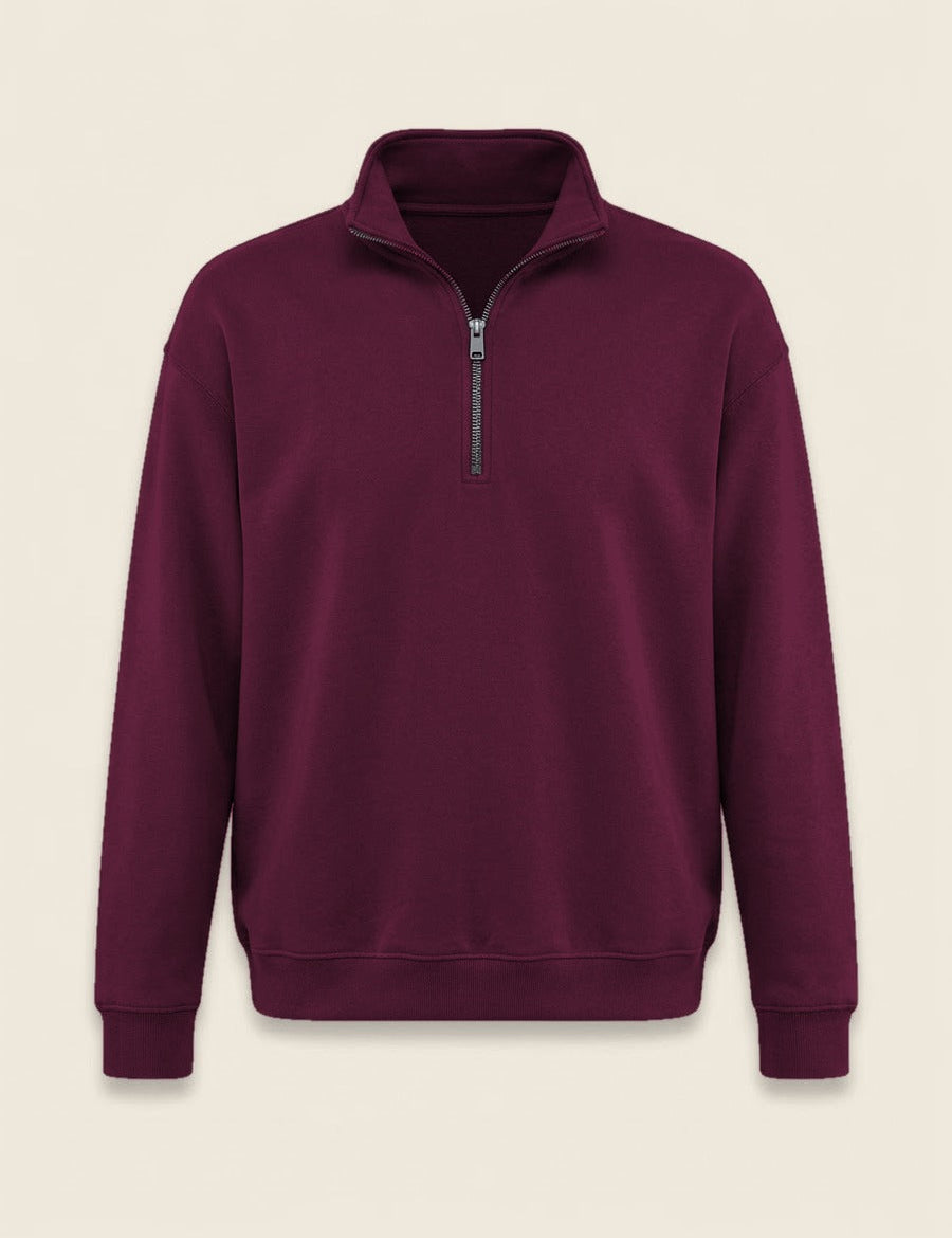 Quarter zip with logo