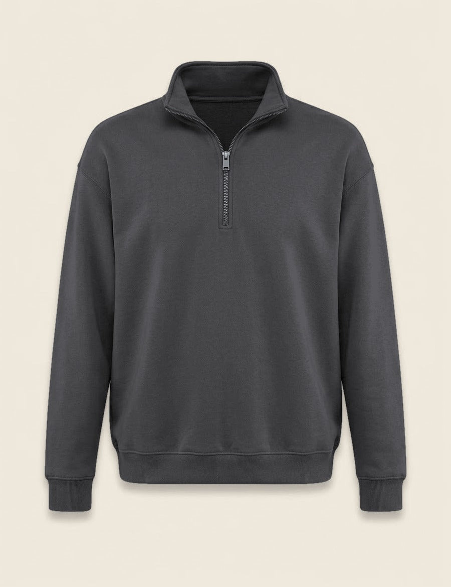 Quarter zip with logo