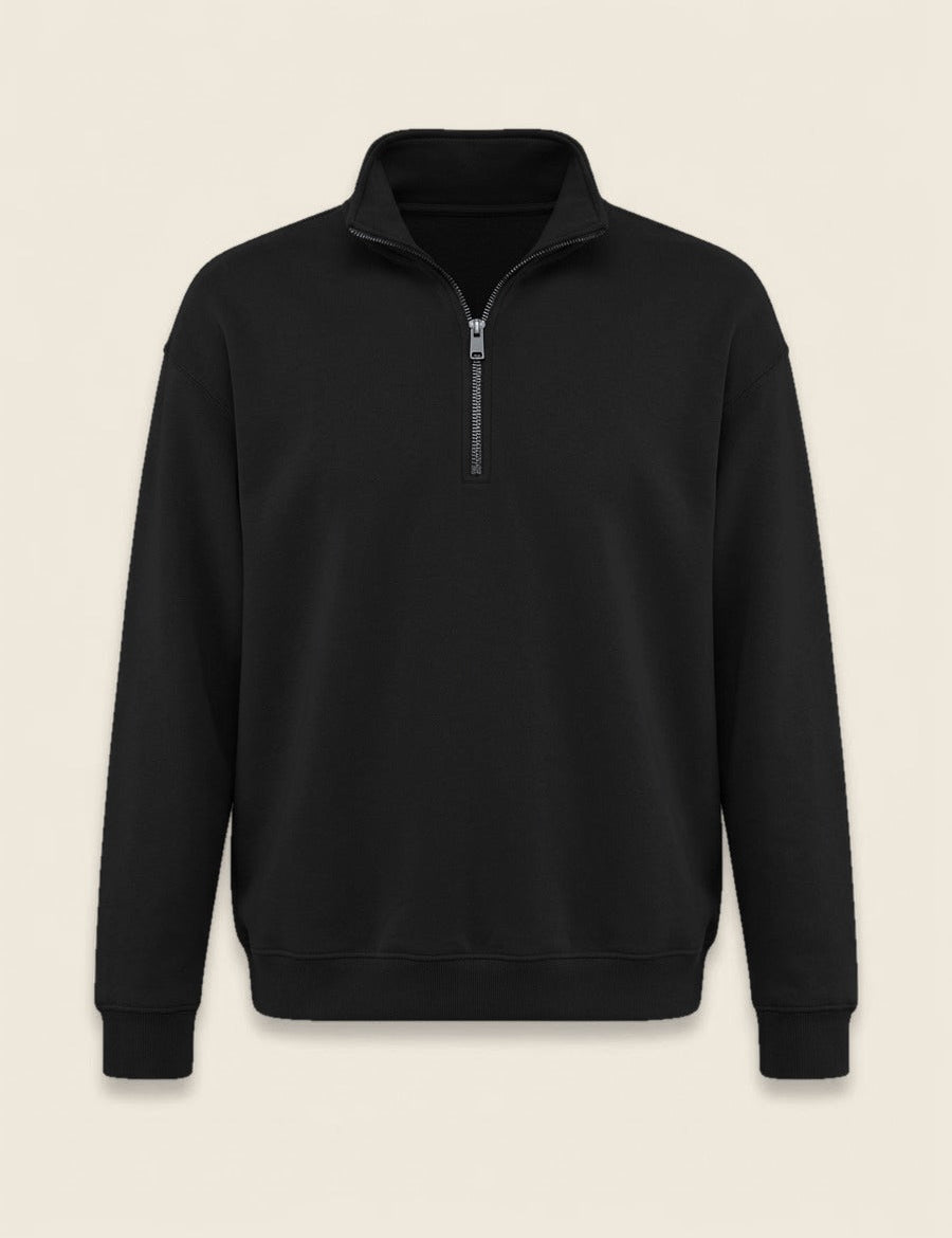 Quarter zip with logo