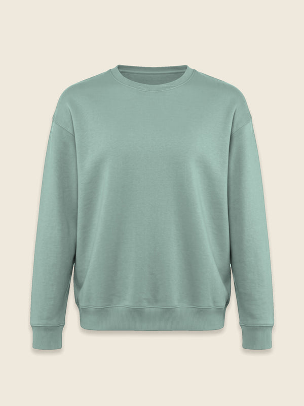 Personnalisez un pull brodé (livraison rapide), dans la couleur Aqua Groen