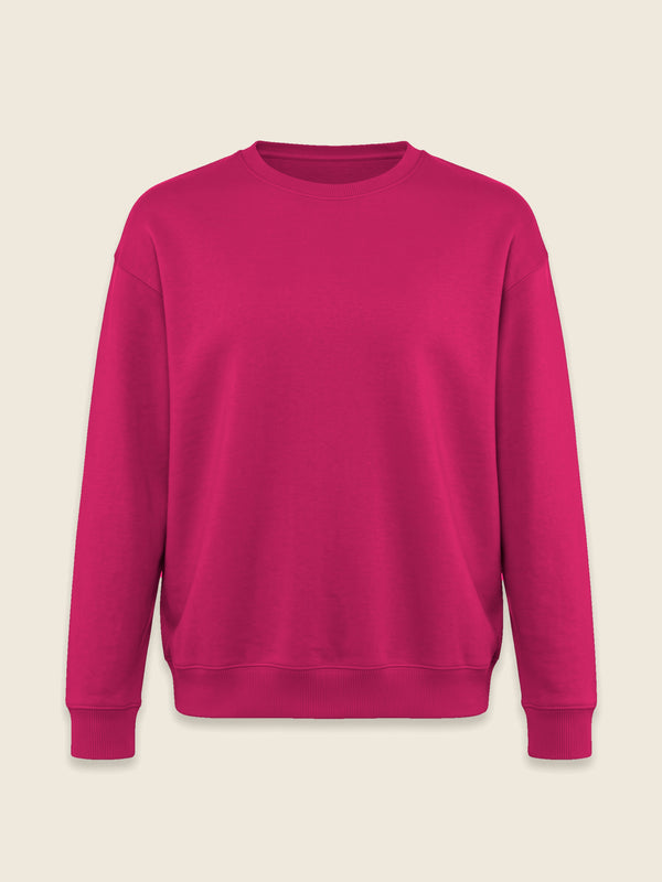 Sweater met auto, in de kleur Fel roze