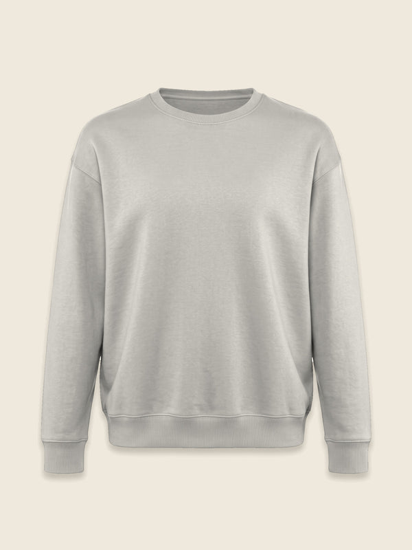 Pull avec votre animal en bonnet de Noël, dans la couleur Grey Fog