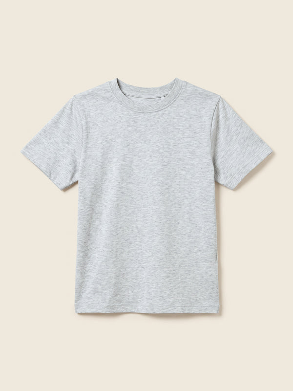 Kinder T-shirt met eigen handschrift, in de kleur Lichtgrijs