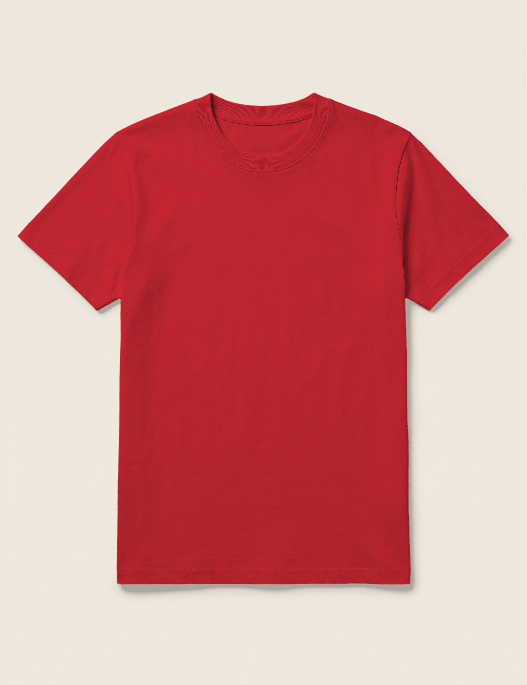T-shirt in de kleur Rood, nog zonder borduring, Tice Nits