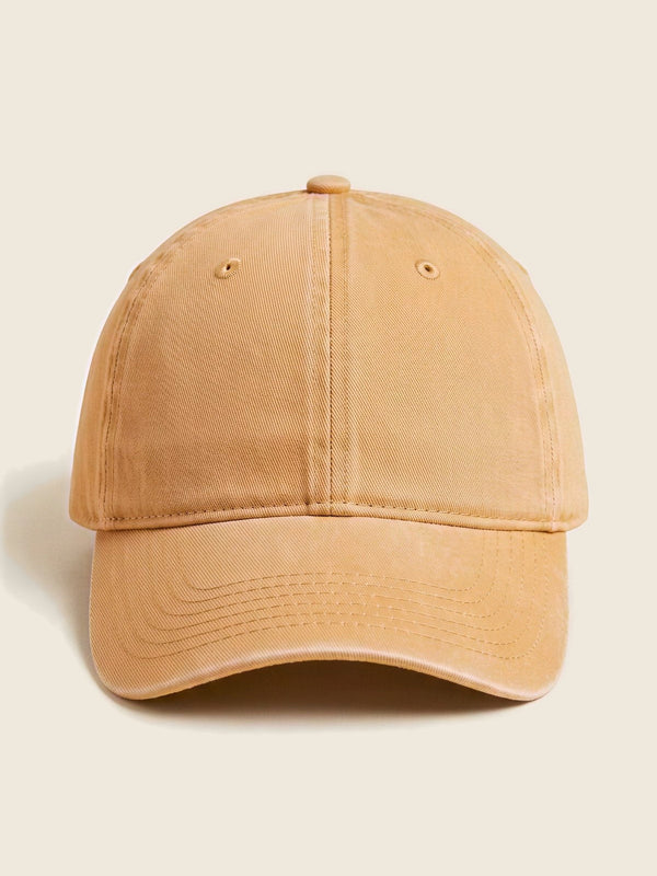 Casquette vintage avec dessin au trait, dans la couleur Geel