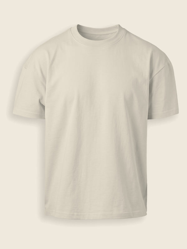 Heavyweight T-shirt met huisdier, in de kleur Stone