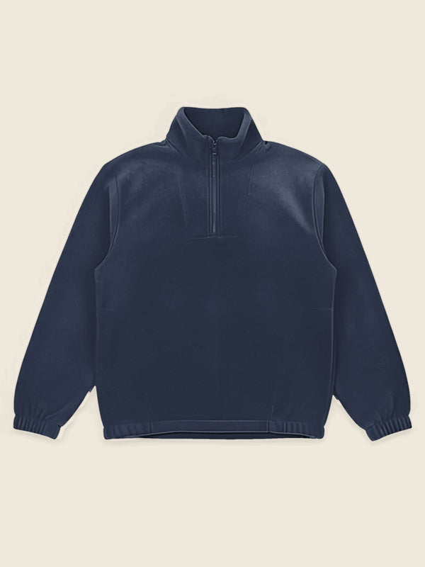 Children's fleece sweater, in the colour Navy