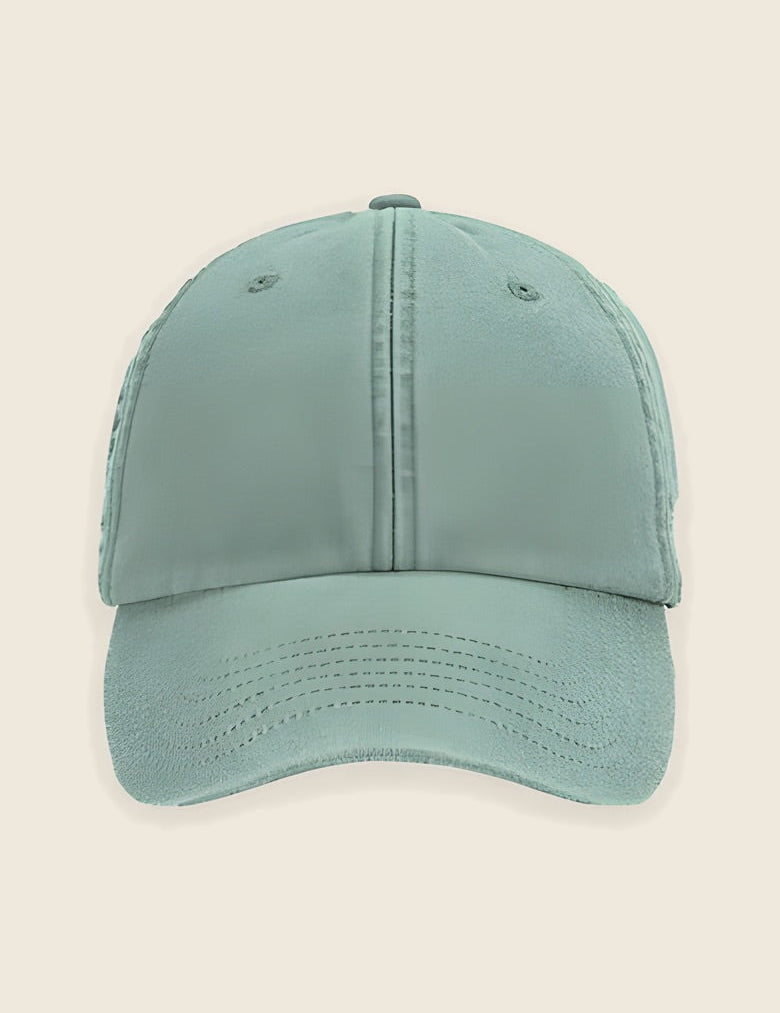 Kinderpet in de kleur Aqua Groen, nog zonder borduring