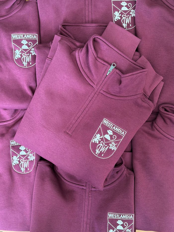 Sweat-shirt zippé
