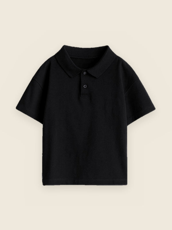 Babypolo, in de kleur Zwart