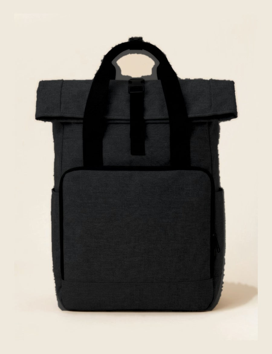 Rugzak met laptopvak in de kleur Zwart, nog zonder borduring