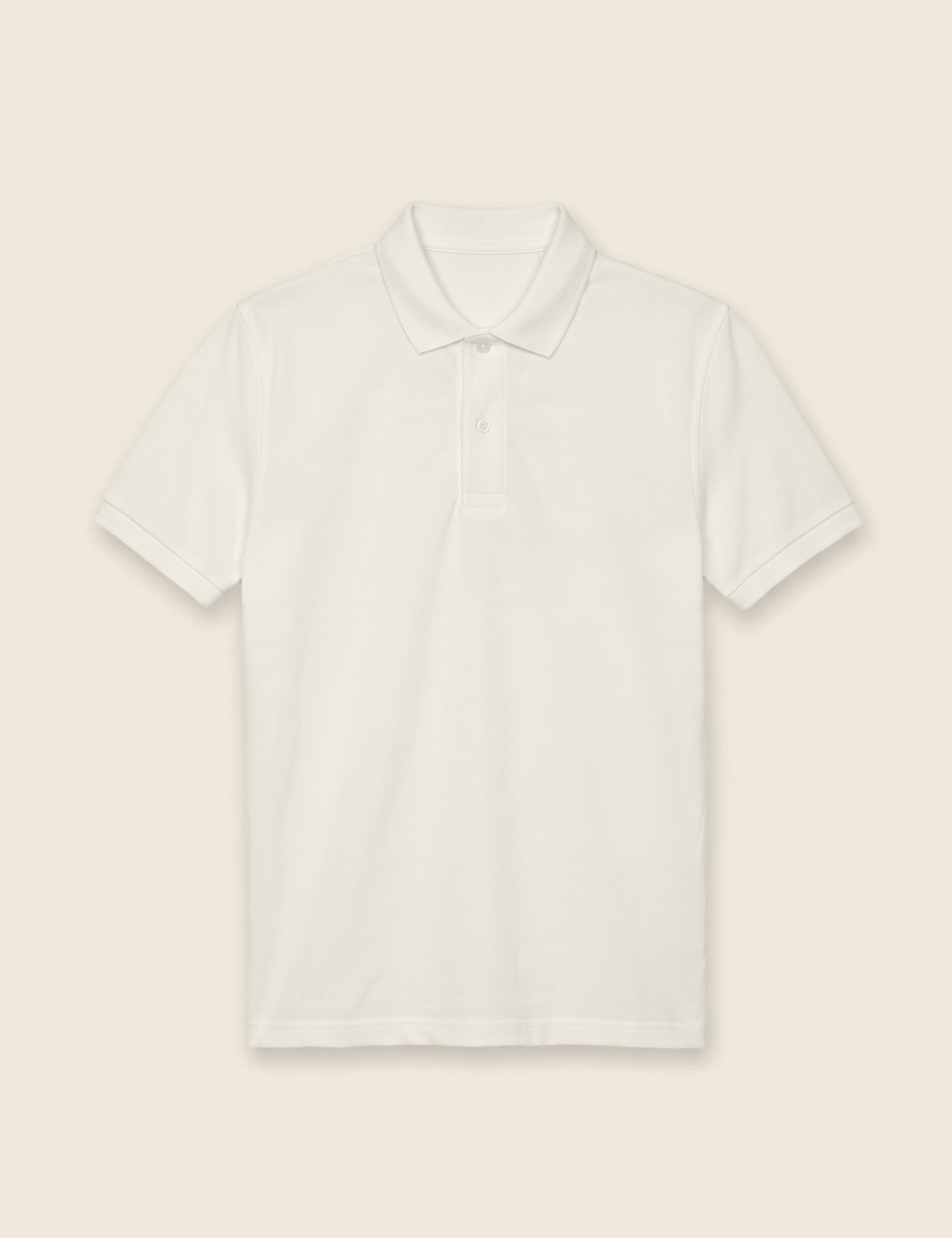 Polo in de kleur Naturel, Tice Nits