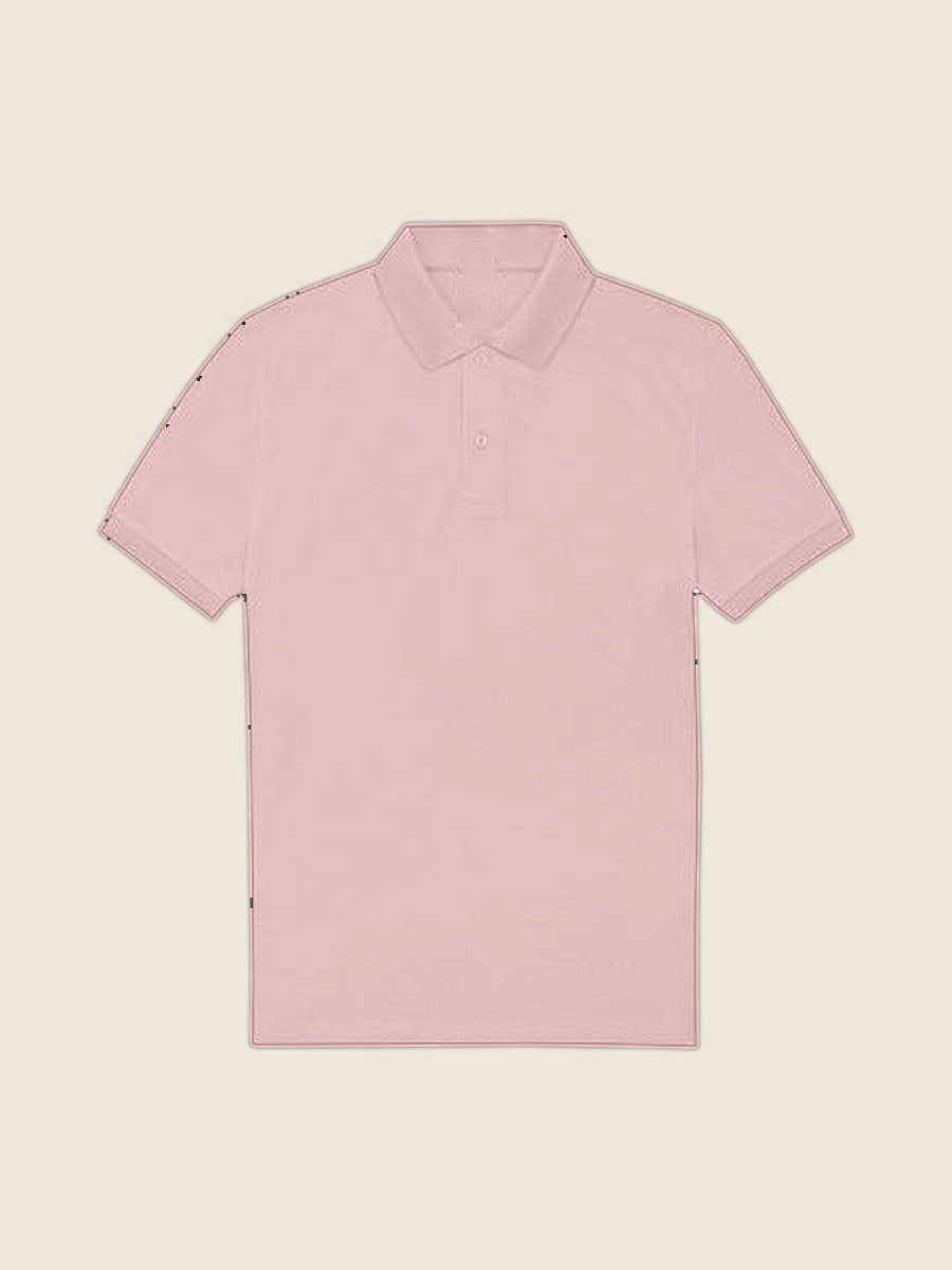 Polo in de kleur Zacht roze