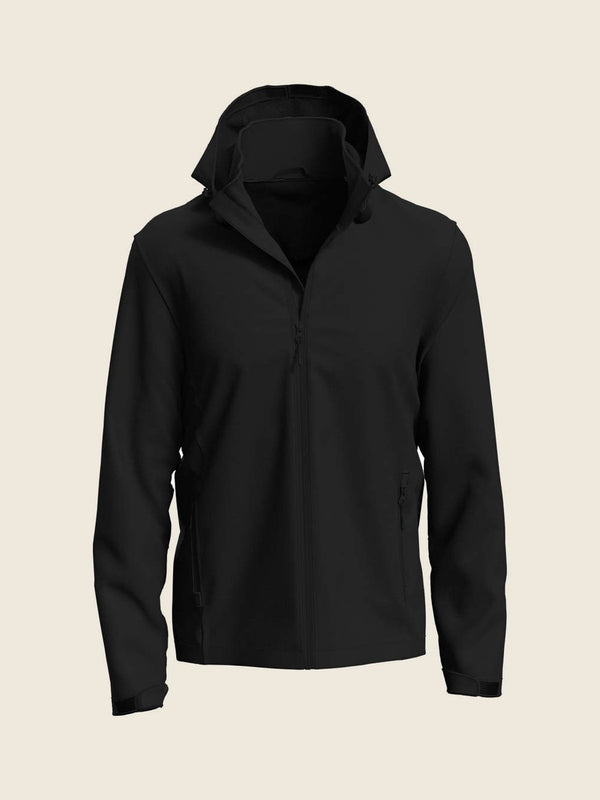 Premium softshell jas met kindertekening