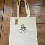 totebag geborduurd met een foto