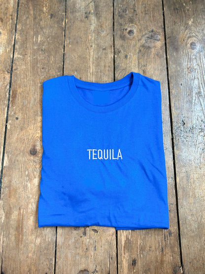 T-shirt met tekst (klein)