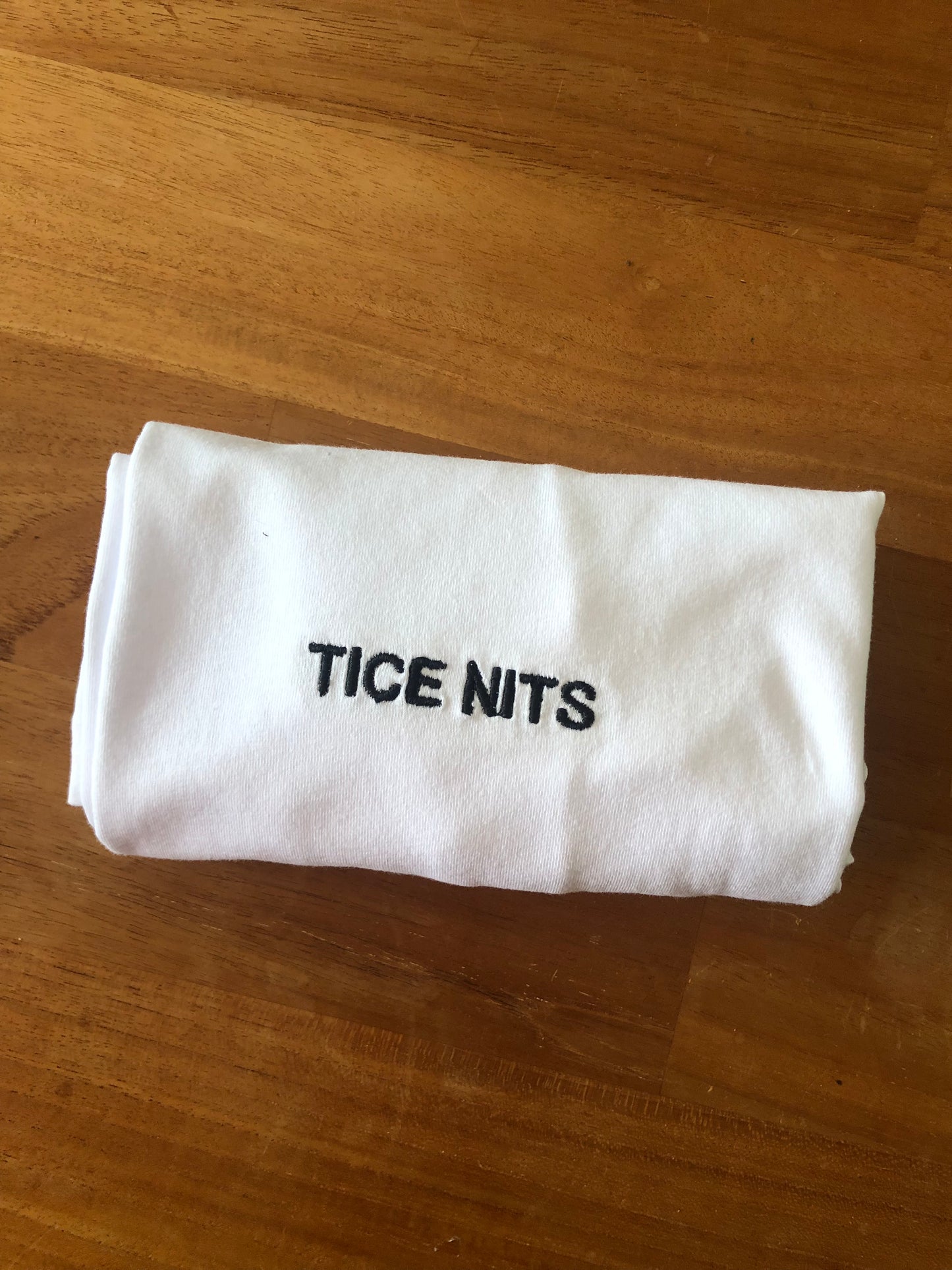 T-shirt met tekst (klein) - Tice Nits - T-shirt