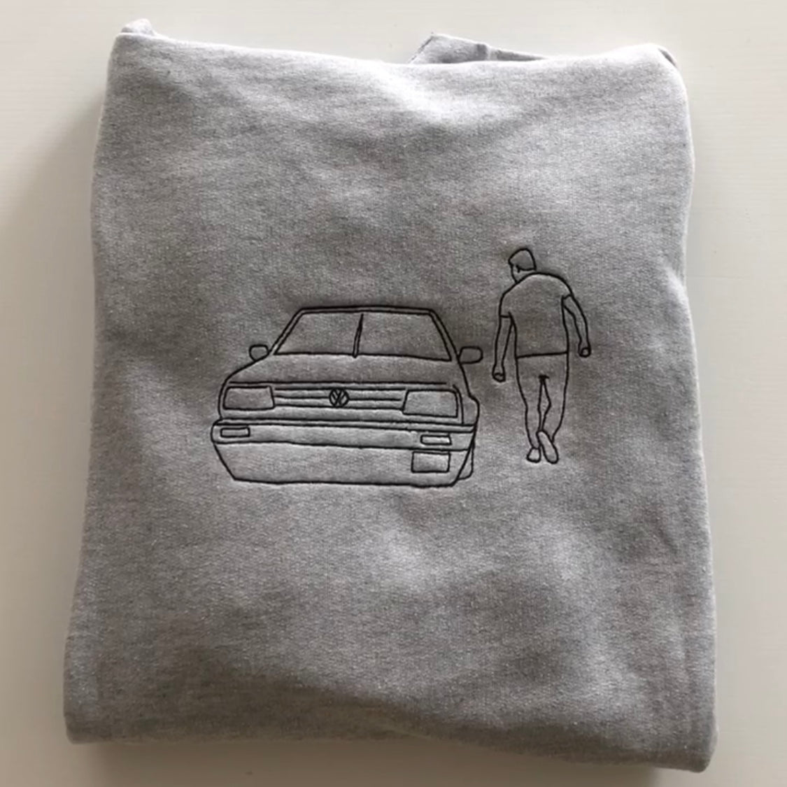 Trui met auto