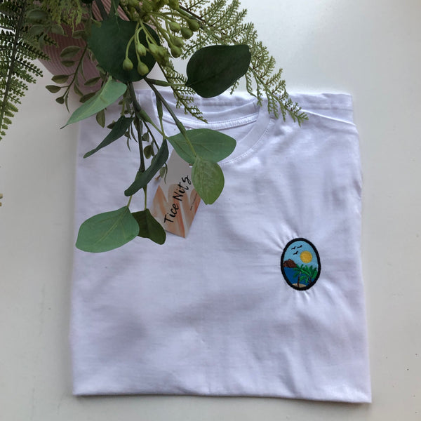 T-shirt met illustratie